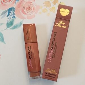 Too Faced Melted Chocolate Creaseproof Waterproof Matte EyeShadow in Amaretto
